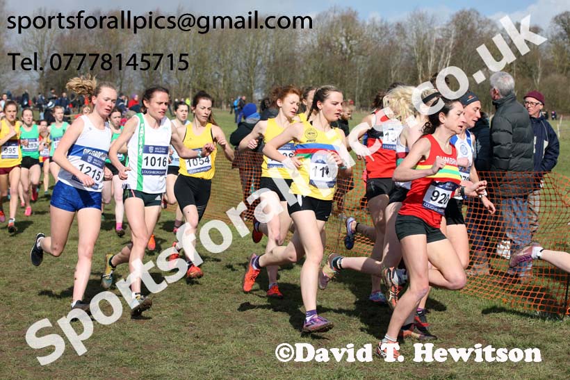 Senior womens 2019 British Athletics Inter Counties Cross Country, Prestwood Hall, Loughborough. Photo:  David T. Hewitson/Sports for All Pics